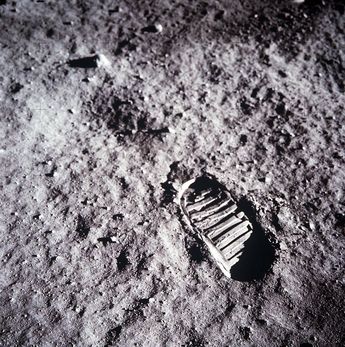 Apollo 11, huella en la Luna (NASA)