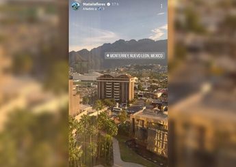Historia de Instagram de Tatiana Flores en Monterrey 2/ CORTESÍA: @9tatianaflores