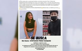 Stephanie Pérez Vázquez desaparecida | Cortesía Facebook