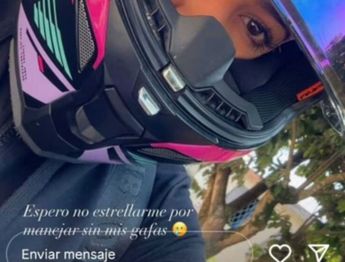La joven conocida como la Bikergirl compartió un mensaje en redes sociales.