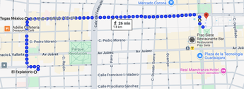 Esta será la ruta del Corpus Christi en Guadalajara | Google Maps