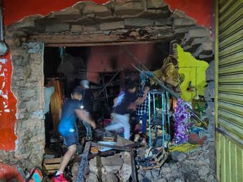 Dos personas resultaron heridas por la explosión de un local en Atoyac | Cortesía