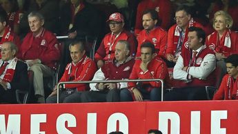 Valentín Díez en el estadio Toluca