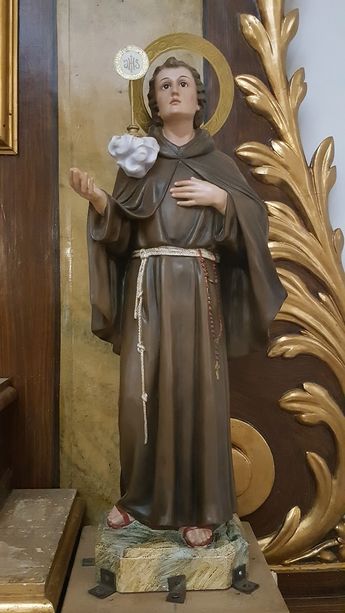 Figura de San Pascual Baylon en la Parroquia de San José, España / Especial