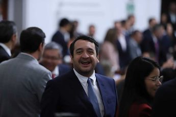 Andrés Manuel López Beltran en toma de posesión de Clara Brugada / Octavio Hoyos