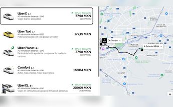 Esto te costaría pedir un Uber del Centro de Monterrey al Estadio de Rayados. | Especial