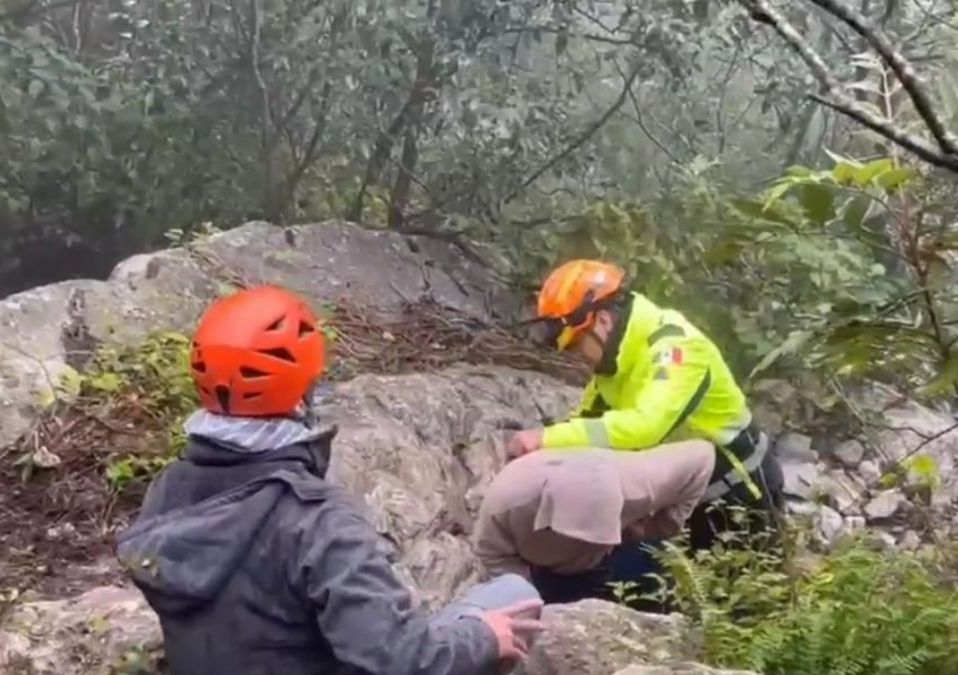 Un senderista fue encontrado a salvo tras permanecer refugiado en una cueva.| Especial