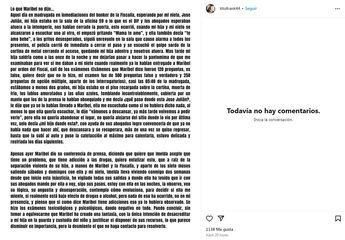 Papá de Imelda Tuñón escribe comunicado sobre pleito con Maribel Guardia