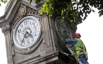 Reloj 'El Gallito' en el Paseo Bravo / Agencia Enfoque
