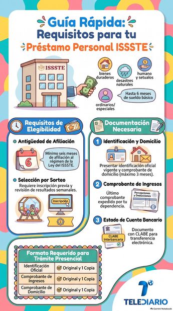 Guía de cómo solicitar un préstamos personal al ISSSTE. | Notebook
