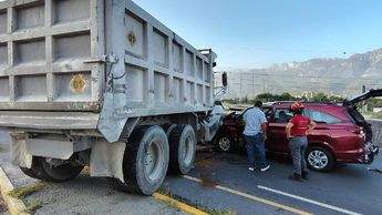En el accidente participaron dos camionetas particulares. | Agustín Martínez