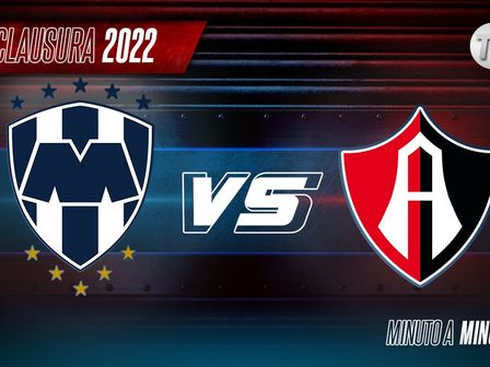Sigue EN VIVO el partido entre Rayados y Atlas: Liga MX