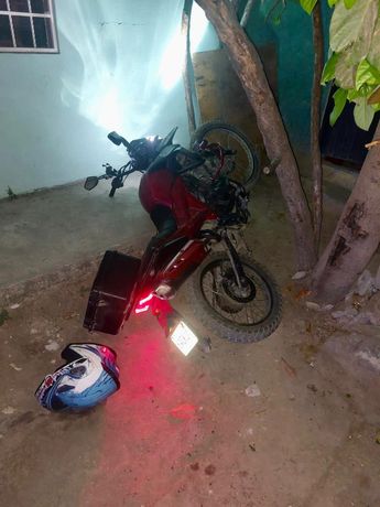 Motocicleta con reporte de robo. | Cortesía