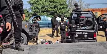 Imágenes del hecho en Hualahuises, Nuevo León. | Cortesía