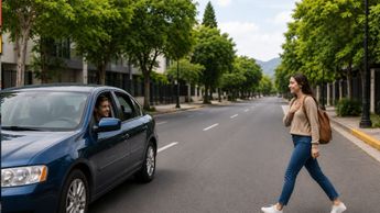 ¿Agradeces cuando un auto te cede el paso? Esto dice la psicología. | Chatgpt.