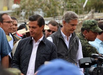 Enrique Peña Nieto y Alfredo del Mazo. / Agencia Cuartoscuro