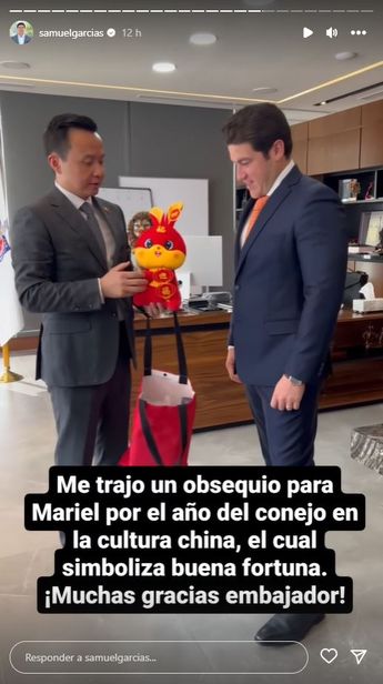 El gobernador y el embajador chino tuvieron una reunión en Nuevo León. | Cortesía