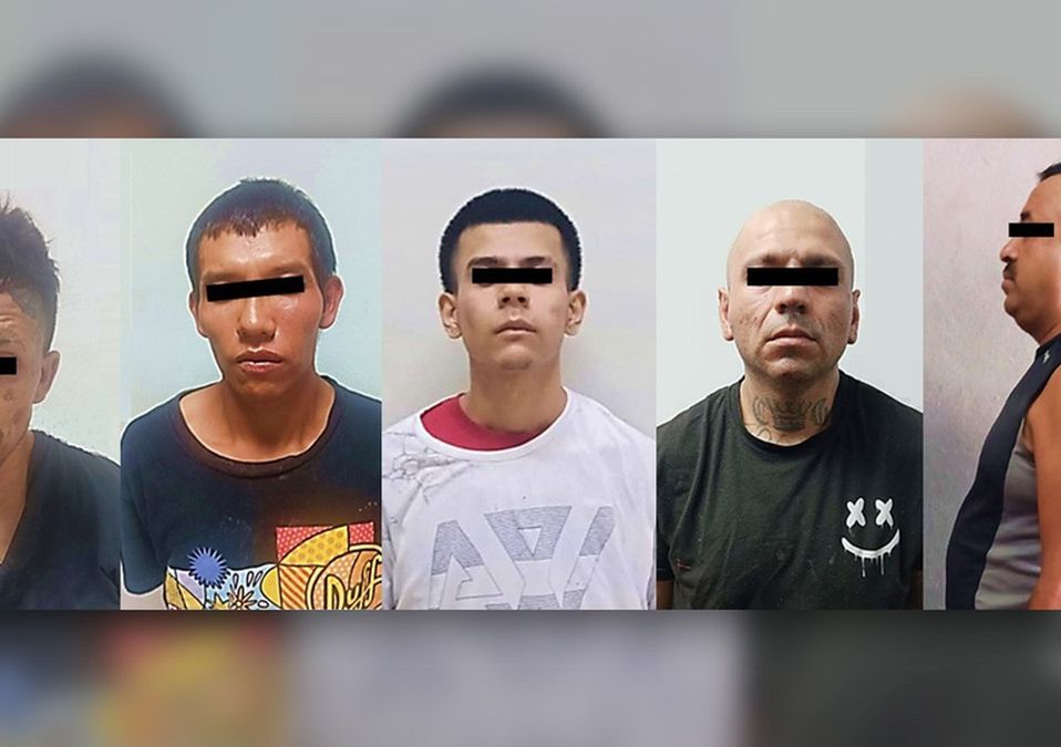 Los cinco detenidos en Apodaca incluyen homicida y varios por narcomenudeo y riñas en vía pública.| Especial