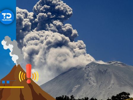 Actividad del Popocatépetl 9 de mayo del 2024 / Agencia Es Imagen