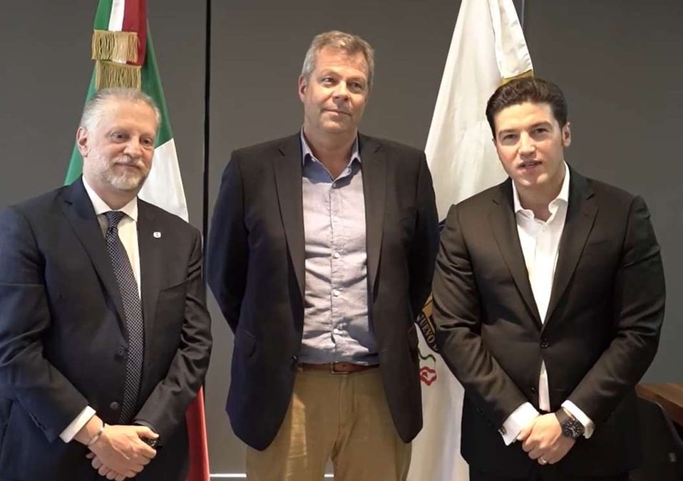 El gobernador Samuel García oficializó la llegada de Volvo al estado. | Cortesía
