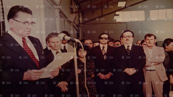 Don Jesús D. González dando el discruso inaugural | Archivo MILENIO