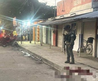 El cuerpo de Javier Vargas quedó tendido en calles del ejido Jardín Nuevo de Álamo Temapache / Especial