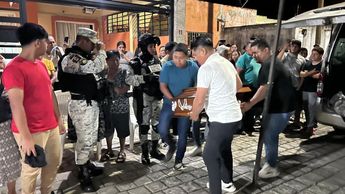 Los cuerpos fueron recibidos en el fraccionamiento Villas Ranchoapan en Veracruz / Fluvio Martínez