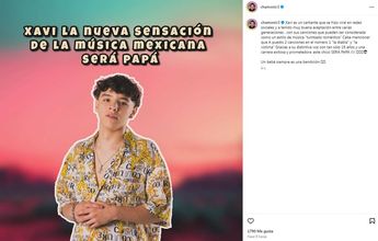 Xavi, cantante de corridos tumbados se convertiría en padre por primera vez