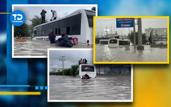 Rescatan a trabajadores atrapados en Ramos Arizpe.