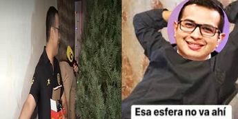 Lucho Ibarra es víctima de memes en redes sociales por supuestamente no ayudar a adornar árbol navideño
