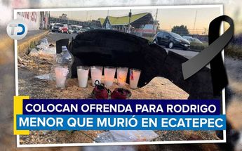 Colocan ofrenda para Rodrigo, menor atropellado que murió en Ecatepec/ Osvaldo Müller