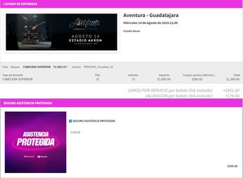 Página oficial de Fun Ticket / TELEDIARIO