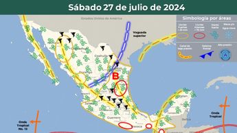 Clima sábado 27 julio