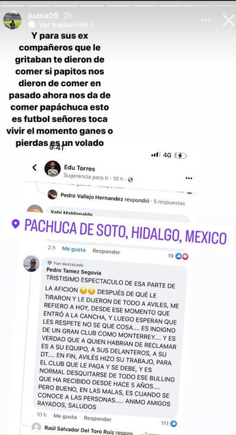 Esposa de Avilés Hurtado estalla en sus historias de Instagram
