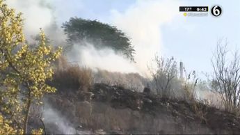 Quema de basura provoca incendio en Monterrey