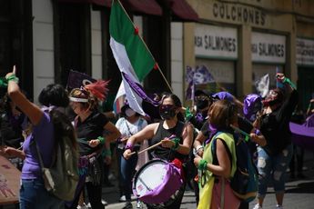 Feministas a favor del aborto en Puebla | Archivo de Andrés Lobato