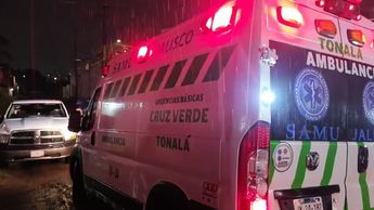 Paramédicos de la Cruz Verde brindaron atención médica a los heridos