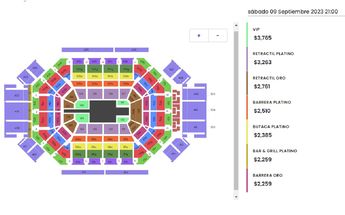 Mapa show Brincos Dieras en Monterrey | Especial