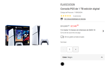 La Play Station 5 se vende en 7 mil 149 pesos en Liverpool | Liverpool