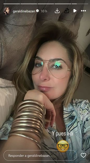 Geraldine Bazán reacciona a la ruptura de Gabriel Soto