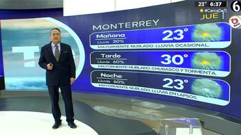 Clima Monterrey jueves 11 julio