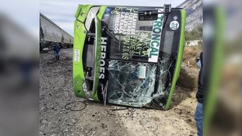 El chofer de la ruta urbana en García habría huído del lugar. | Especial