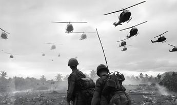 Soldados de Estados Unidos invadiendo selvas de Vietnam. / Cortesía.