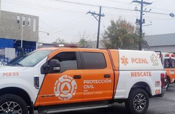 Al lugar llegaron equipos de Protección Civil de Guadalupe y Nuevo León. | Especial