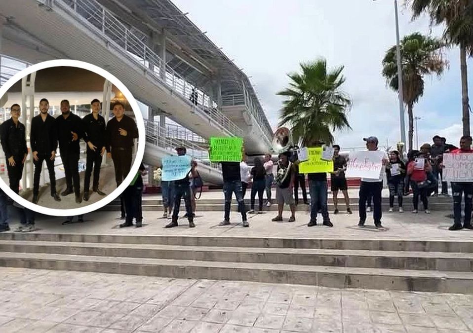 Integrantes del colectivo "Amor por los desaparecidos en Tamaulipas" se sumaron a la búsqueda de estos 5 jóvenes. | Especial