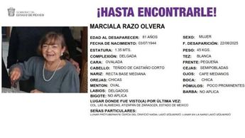 Marciala Razo fue reportada como desaparecida el 22 de agosto en Atizapán | Cobupem