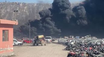 Cuerpos de auxilio lograron controlar el fuego. | Cortesía