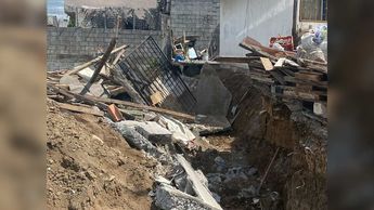 Barda que se cayó en Guadalupe dejó un muerto y otro lesionado | Especial