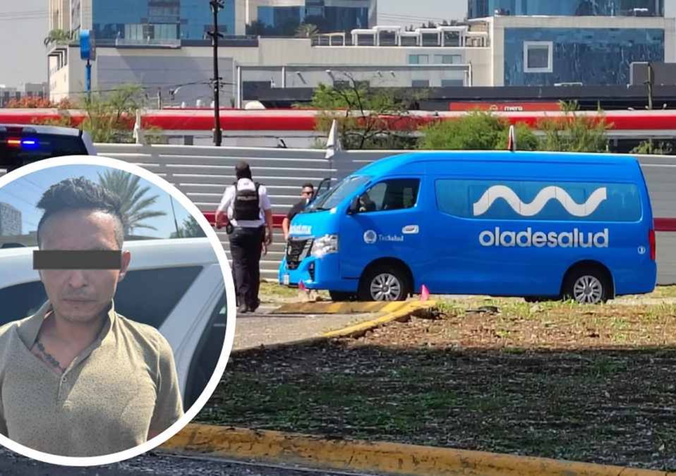 El hombre fue detenido en la avenida Dr. ATL y Lázaro Cárdenas, en Valle Oriente, en San Pedro Garza García. | Agustín Martínez