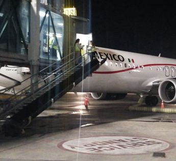 Foto de vuelo donde habría muerto un pasajero. / Especial